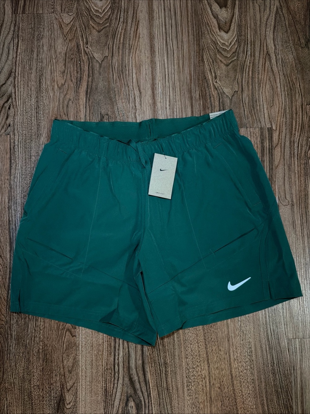 Nike Court Victory Men's Dri-FIT 7" Tennis Shorts Teal Green FD8721-341 size XL